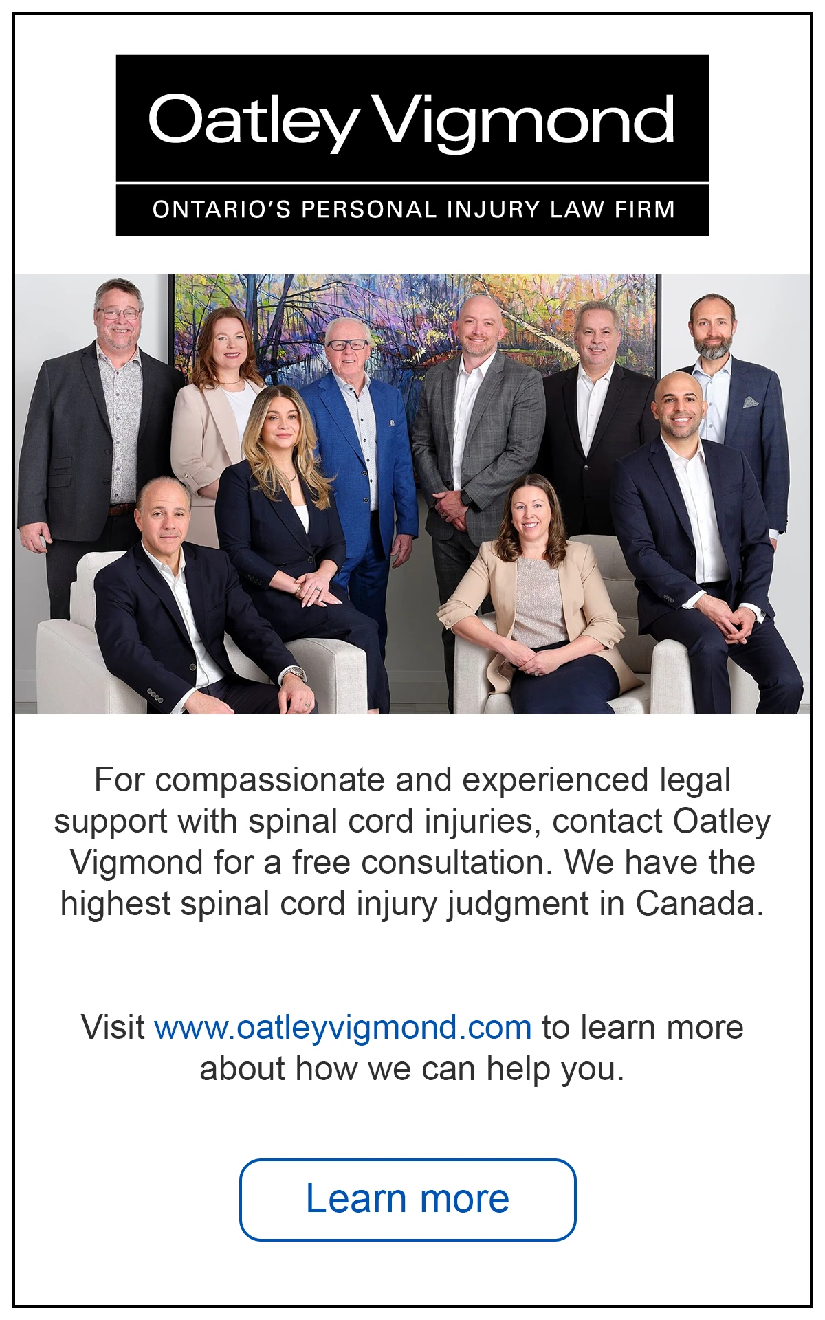 Oatley Vigmond - Sponsor