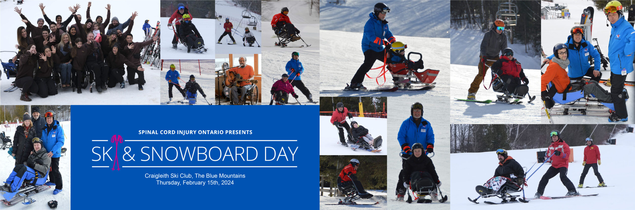College of images from Ski Day