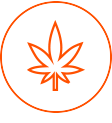 Icon of cannabis leaf