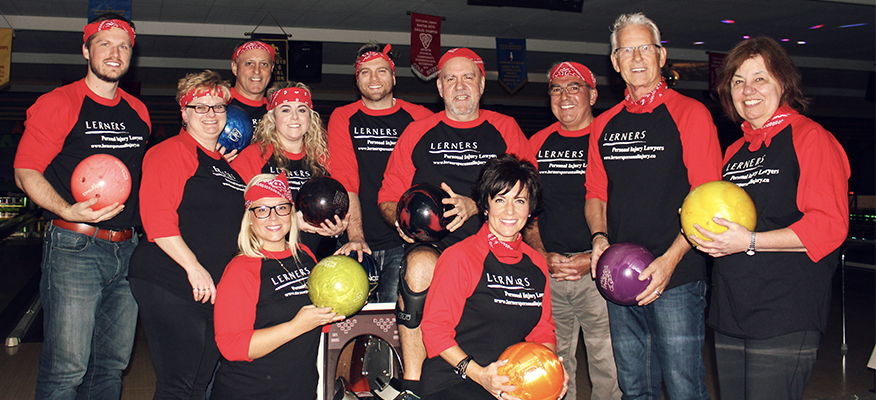 Lerners LLP team at SCIO's annual Roll & Bowl